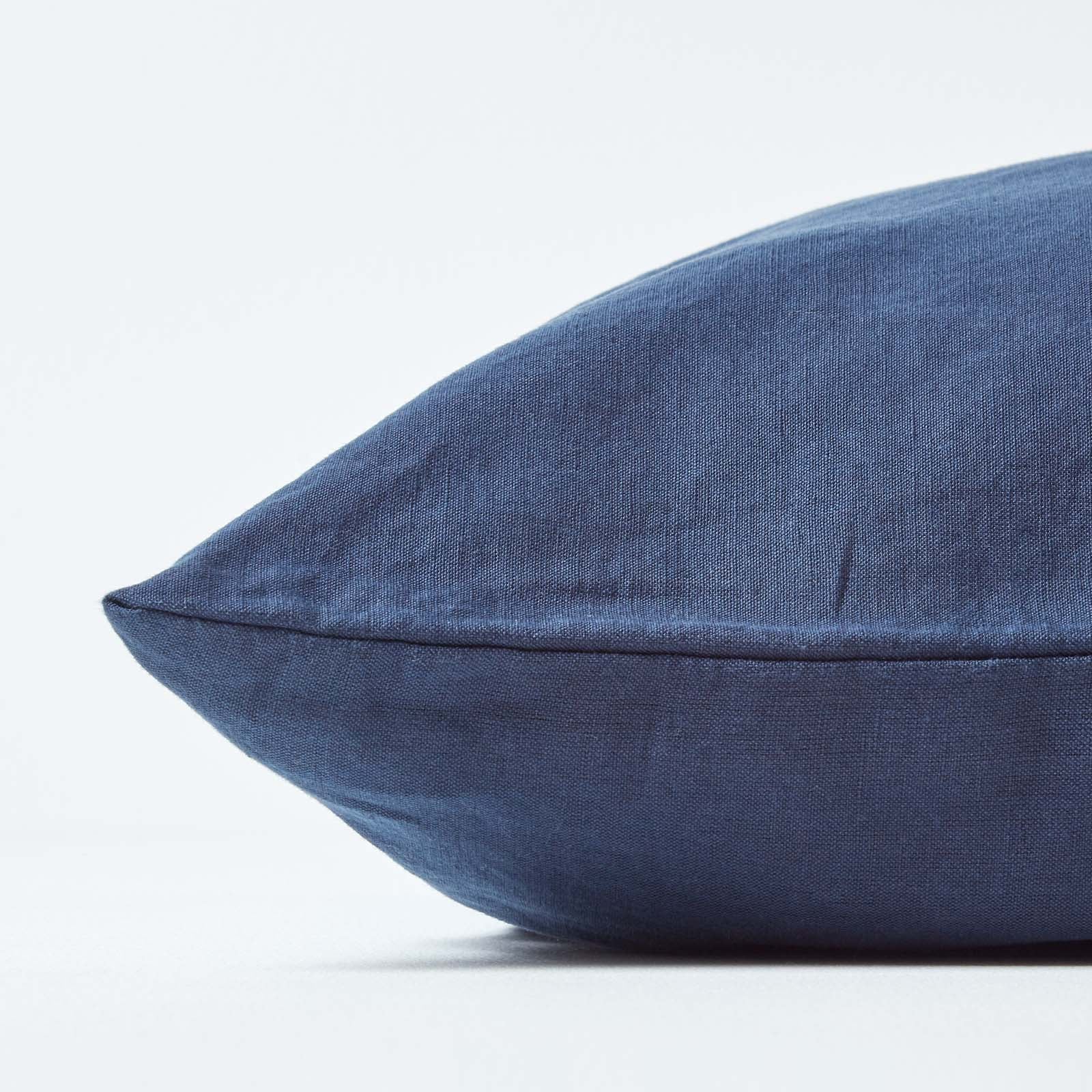 Linen V Shaped Pillowcase | V Shape | Navy Blue