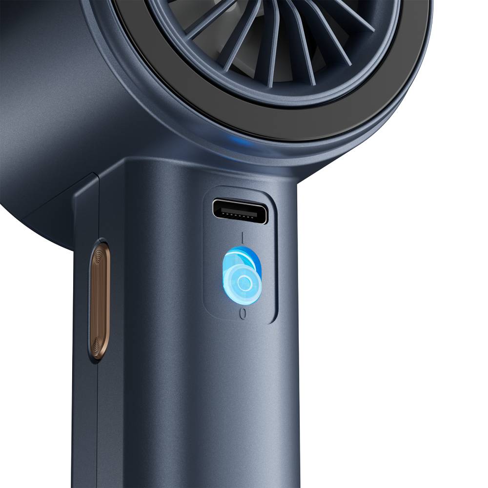 Portable Handheld Fan – 12h Long Battery Life, 3600mah Usb Rechargeable Mini Fan | Black