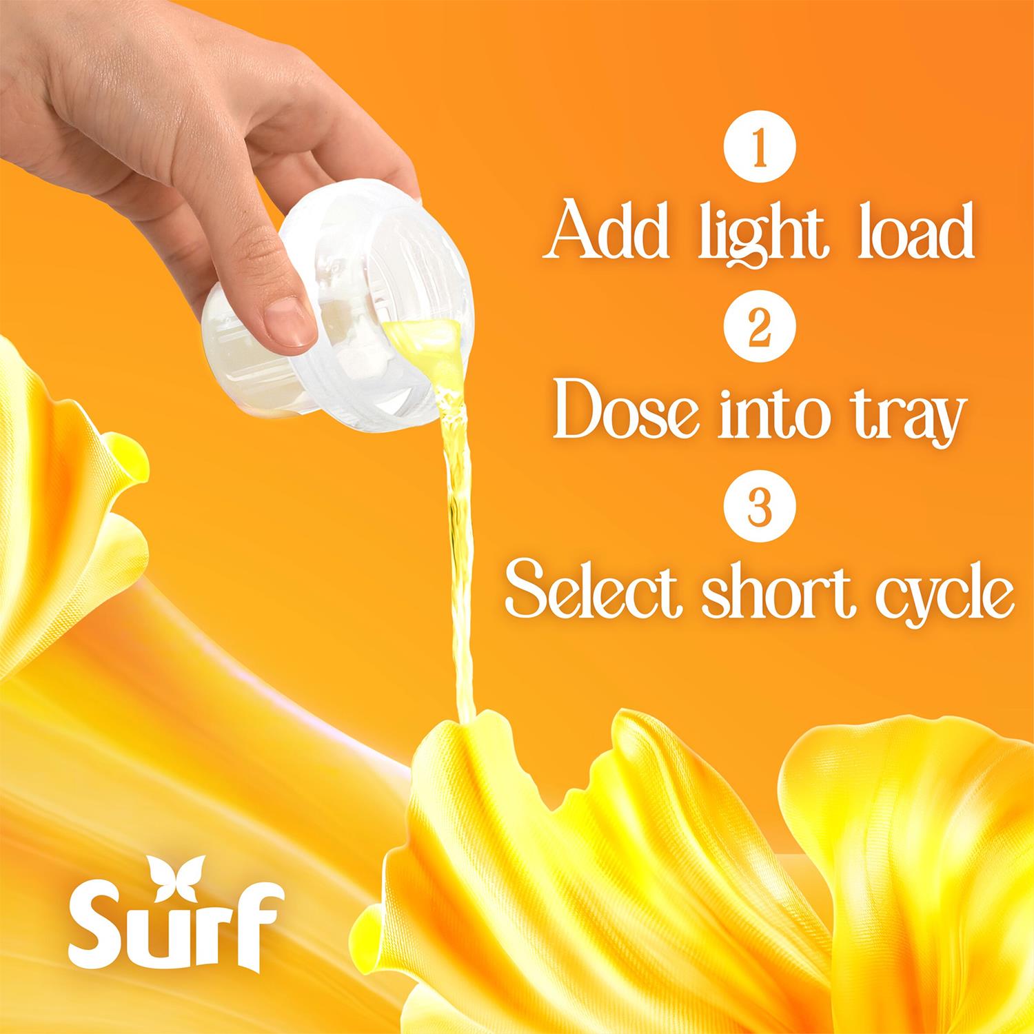 Liquid Laundry Detergent Magnifi-scent Wash Sunshine Blossom 1.485l-55w,4pk