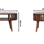 Solid Wood Honey Caramel Ariella Coffee Table