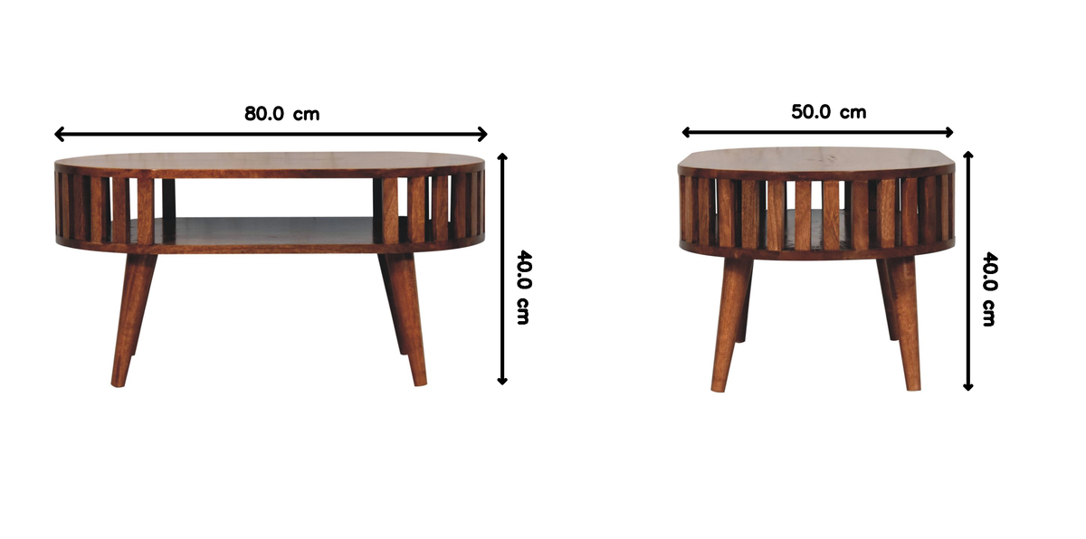 Solid Wood Honey Caramel Ariella Coffee Table