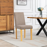 Almont Fabric Dining Chairs - Set Of 2 | Brown