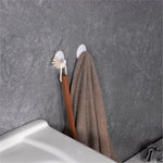 St Helens Self Adhesive Oval Shaped Plastic Hooks (pack Of 4)