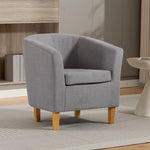 Millie Fabric Accent Chair | Grey