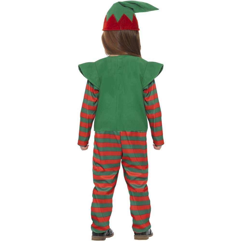 Elf Toddler Costume, Red & Green | Small