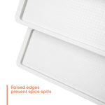 Fineway Expandable 3 Tier Spice Rack Organiser Kitchen Cupboard Storage