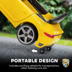 AIYAPLAY Electric Car For Kids 12v Licensed Ruf Gt For 3-5 Years