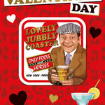 Only Fools And Horses Valentine's Day Card With Detachable Coaster Official Product