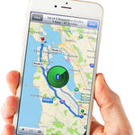 Square Blutooth Key Finder Black