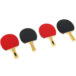 SPORTNOW Table Tennis Rackets, Portable Table Tennis Set W/ 4 Bats, 8 Balls