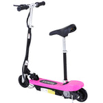 Foldable Powered Scooter With Adjustable Seat And Brake | Pink