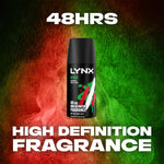 Body Spray Africa 48h High Definition Fragrance Deodorant For Men 35ml | Set of 12