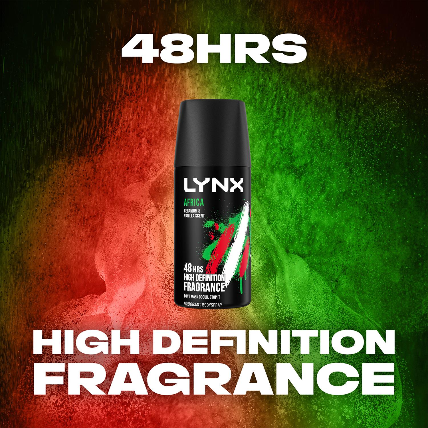 Body Spray Africa 48h High Definition Fragrance Deodorant For Men 35ml | Set-of-12