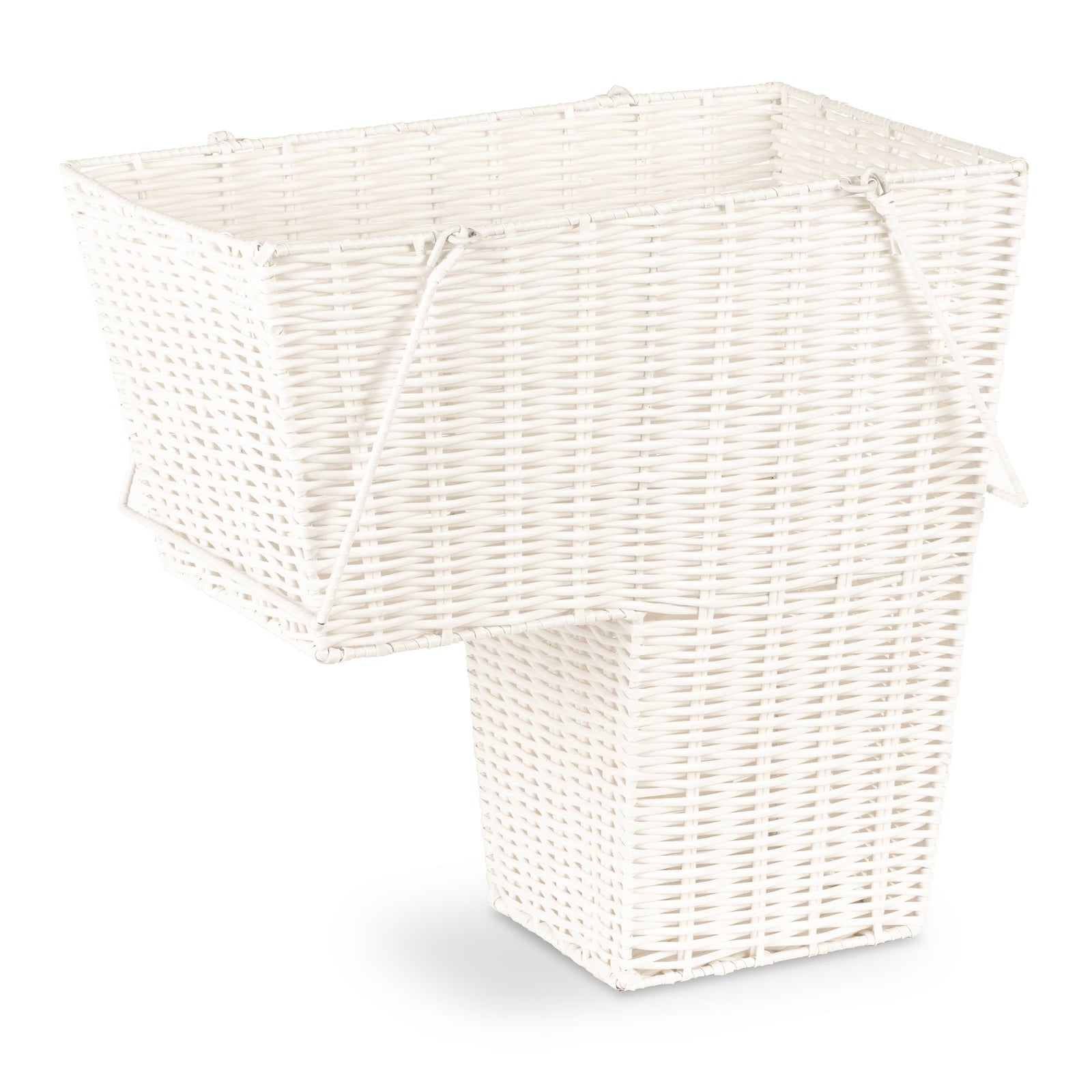 Stair Storage Basket - White