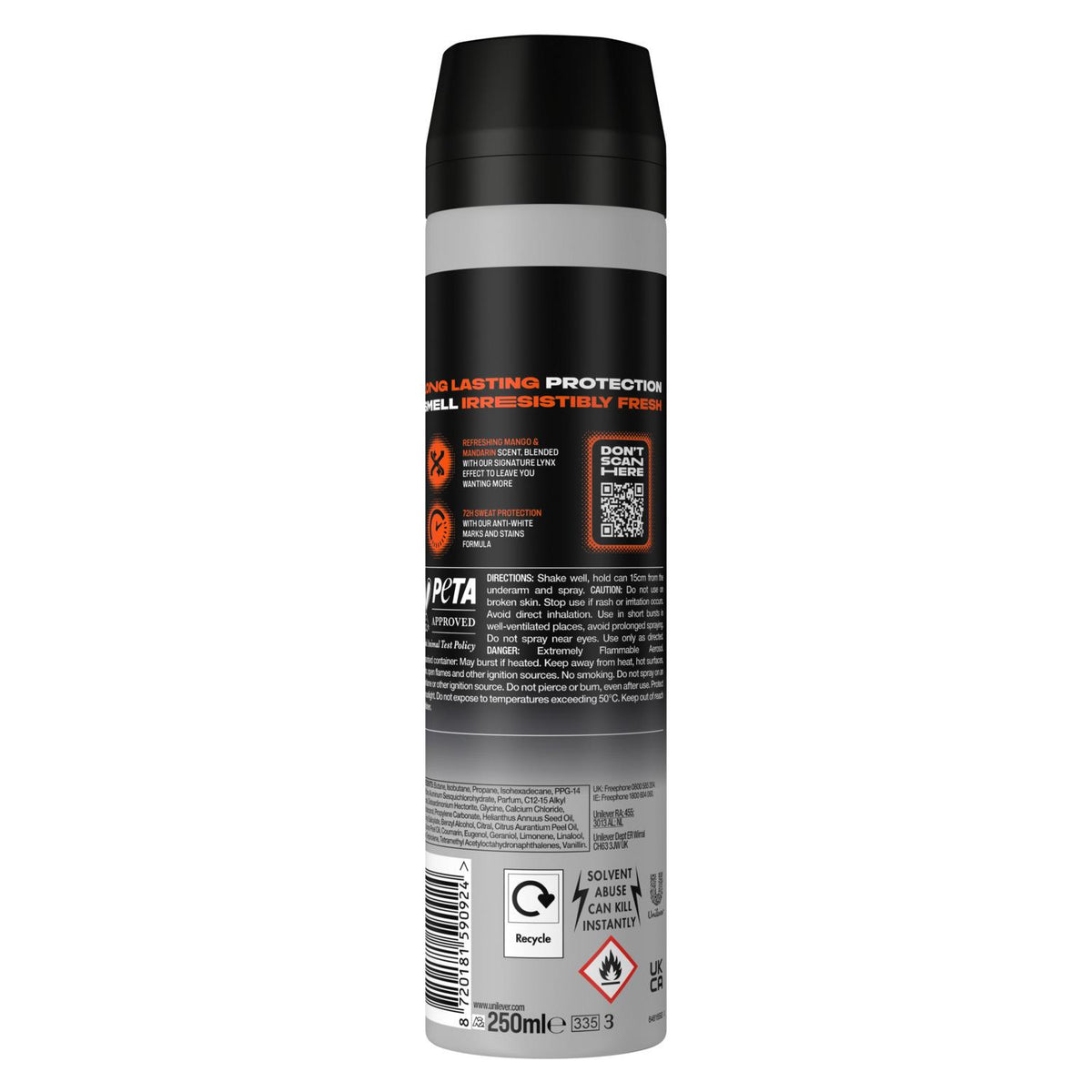 Sunset Fresh Antiperspirant Deodorant 72h Sweat Protection 250ml | Set of 6