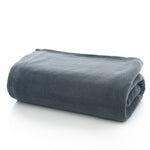 Snuggle Touch Microfibre Supersoft Fleece Throw | 140cm x 180cm | Charcoal