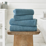 Romeo Quik Dri 100% Cotton 450gsm Towel | Face Cloth (x4) | Petrol