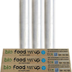 Compostable Cling Film Without The Plastic - Recycled Packaging - 30cm X 30m | Set of 3 | Clear