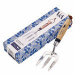 Pedigree V&a Stainless Steel Hand Fork With Fsc Ash Handle Gift Box | Set of 1 | Brown