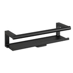 Bathroom Shelf, Organizer Glass Wiper Matt Black Architect S+ Collection