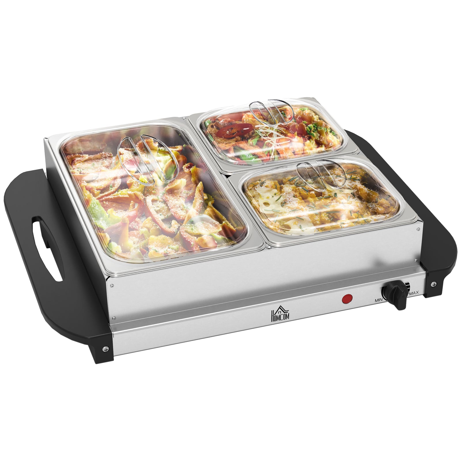 6l Electric Food Warmer Buffet With Cool Touch Handles