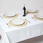 Natural & Cream Spiral Jute Handwoven Round Placemats Set Of 4