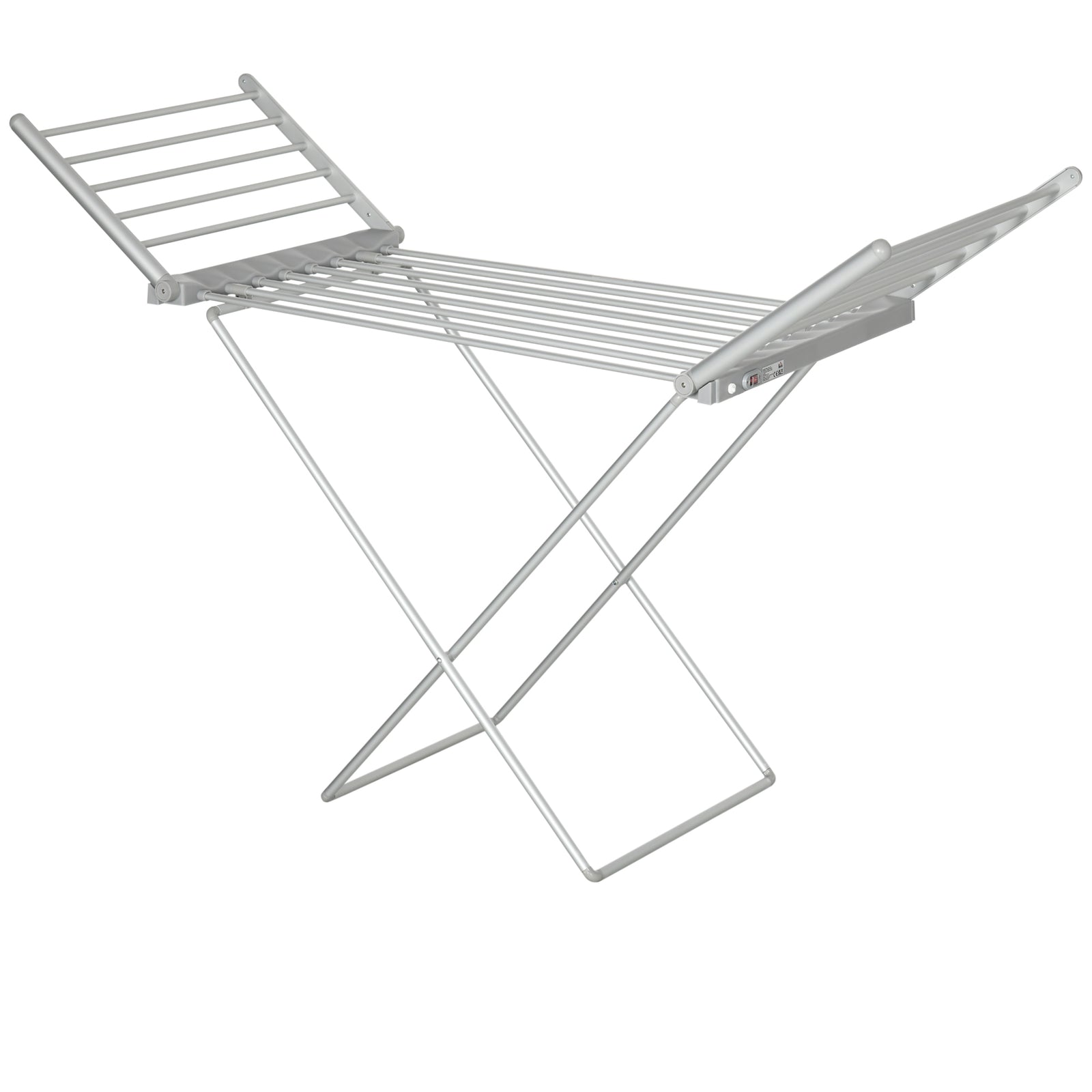 HOMCOM Electric Heated Clothes Dryer Folding Extendable Wings