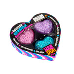 Needoh Teenie Sparkle Hearts - Pack Of 3 Small Sparkly Heart Squish Toys