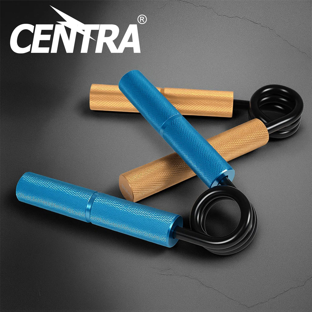 Centra Hand Grip Strengthener Metal Adjustable 50-200lb Non-slip Trainer