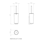 Toilet Brush Chrome Wall/freestanding Self-adhesive Start Collection