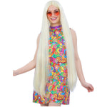 Extra Long Hippie Wig, Blonde