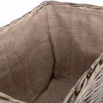 Rattan Under Bench Rattan Basket