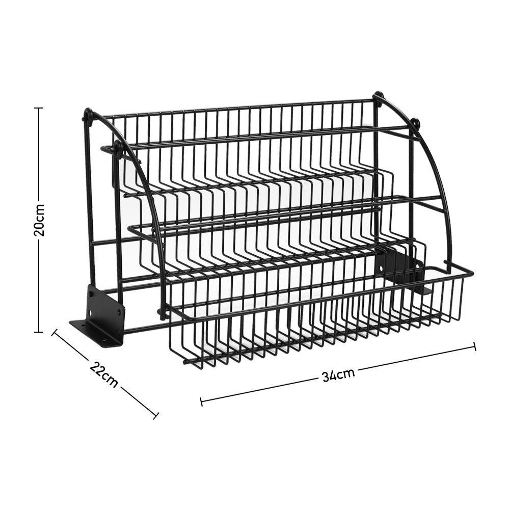 3 Tier Pull Down Spice Rack Organizer For Cabinet