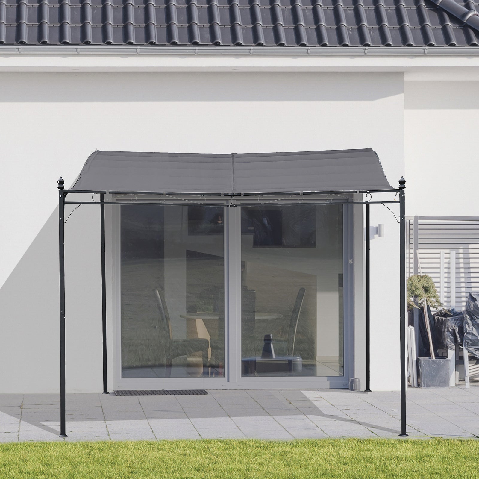 Gazebo Backyard Pool Garden Pergola Canopy Sun Shade Top | Medium
