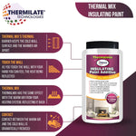 Thermalmix Insulating Paint Additive | Set of 2 | Clear