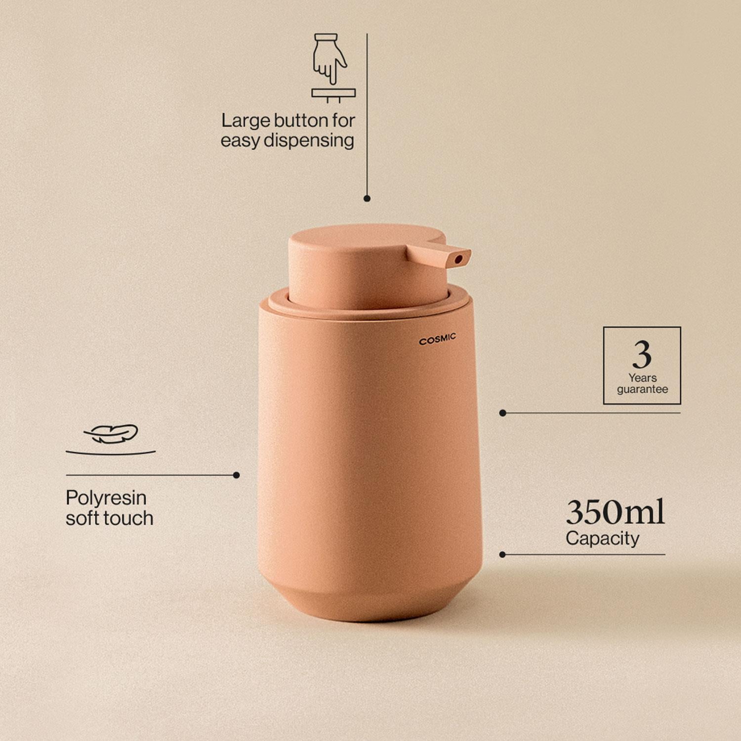 Soap Dispenser, 350ml Non-drip Nozzle , Saona Collection | Lavender