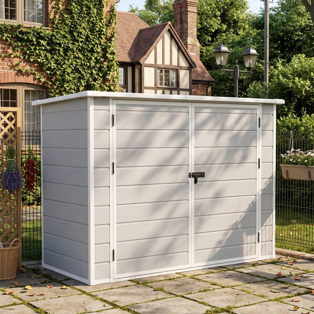 Breeins 7x4 Ft Outdoor Bicycle Storage Shed