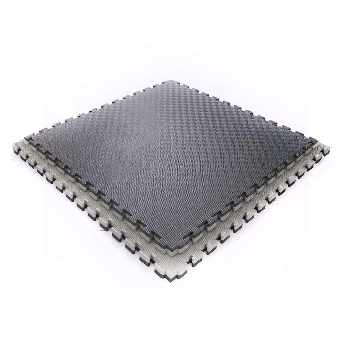 40mm Premium Reversible Eva Tatami Foam Mats  | Set-of-1 | Black & Grey