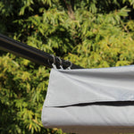 3.5x3.5m Pergola Metal Gazebo Backyard Porch Awning Canopy