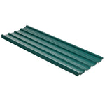 Pack Of 12 Metal Roofing Sheets For Greenhouse And Shed | Green