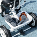 6 In 1 Kids Tricycle W/ Removable Handle For 1.5+ Year | White