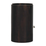 Valencia Bedside Table, 1 Drawer, 2 Open Shelves, Dark Brown | Brown