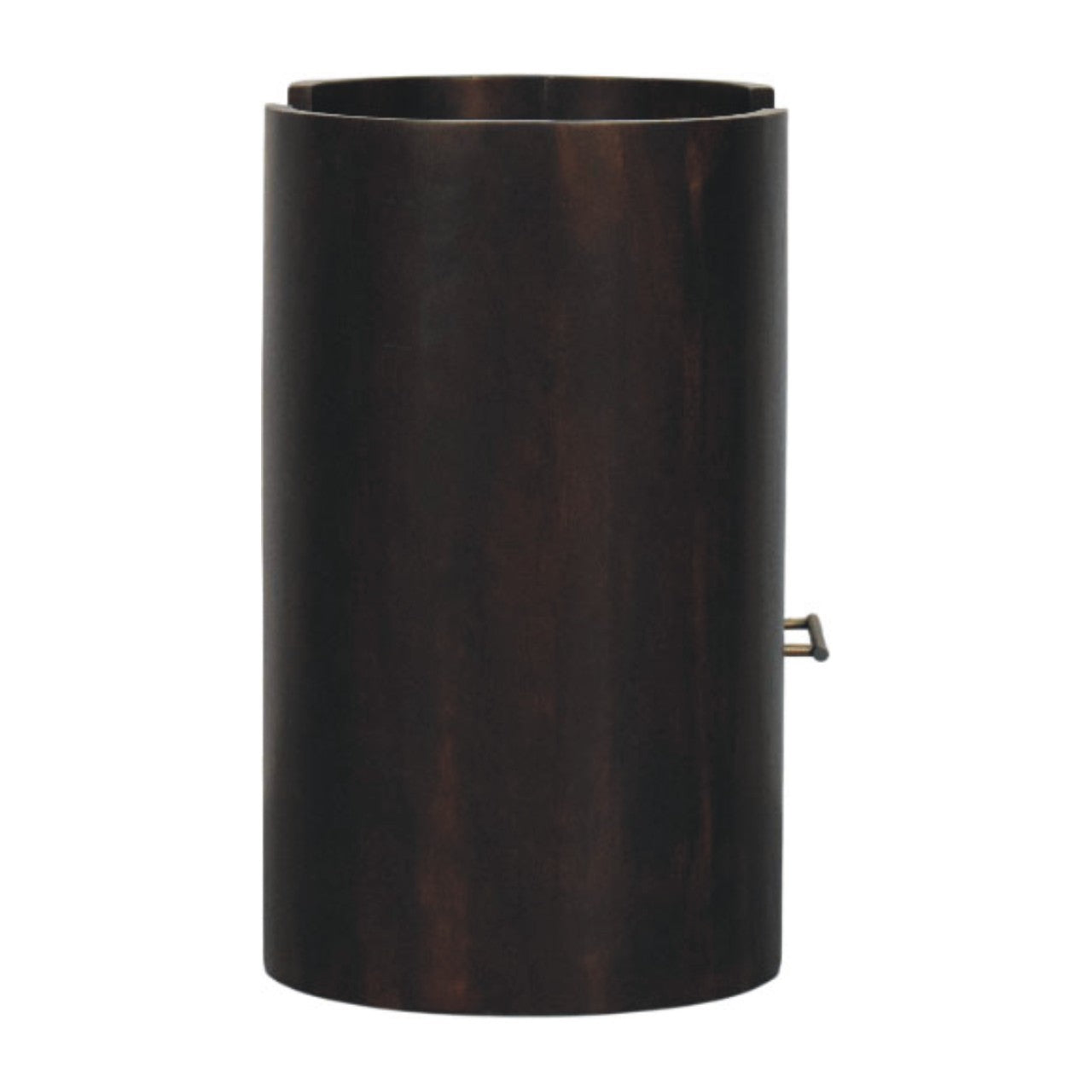 Valencia Bedside Table, 1 Drawer, 2 Open Shelves, Dark Brown | Brown