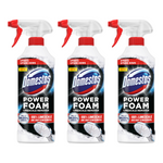 Power Foam Toilet & Bathroom Cleaner Spray Limescale Remover 450ml, 3pk