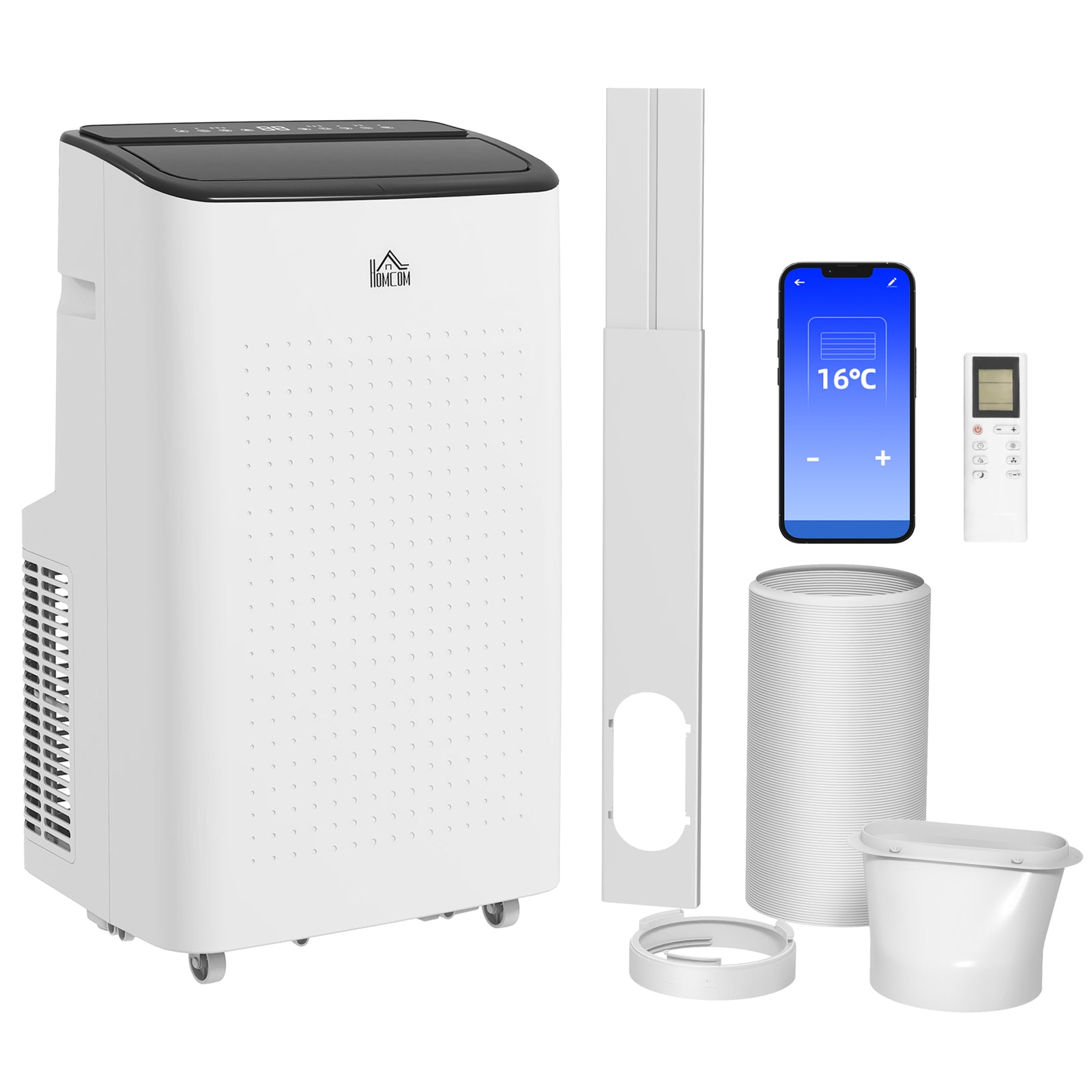 14000 Btu Portable Air Conditioner Unit With Wifi Smart App