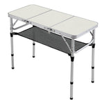 Folding Camping Table With Carrying Handle | Beige