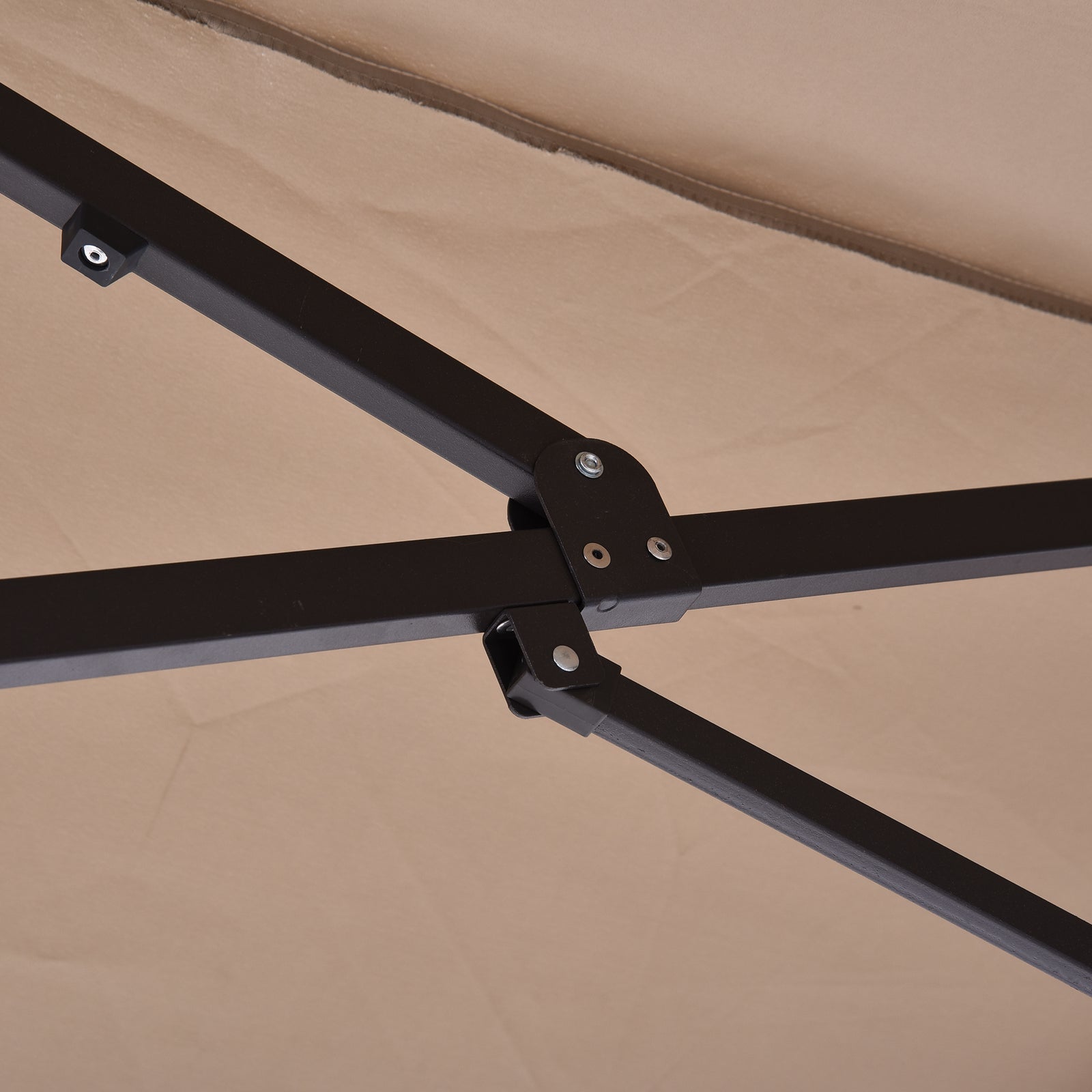 4.6m Double-sided Sun Umbrella - NO BASE | Tan