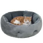 PawHut Cat Bed, Dog Pet Bed For Indoor Cats And Small Dogs