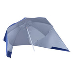 7-ft Beach Parasol With Side Panels | Blue