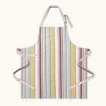 Osaka Green Stripe Cotton Apron